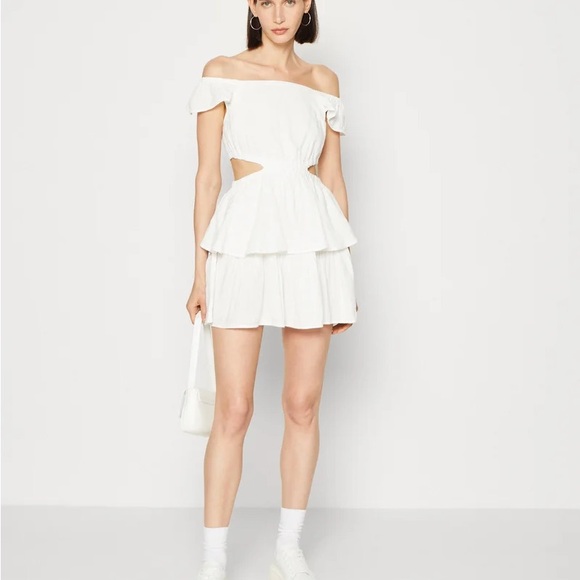 GAP Dresses & Skirts - PROJECT GAP NWT Side Cutout Ruffle
Hem Mini Dress